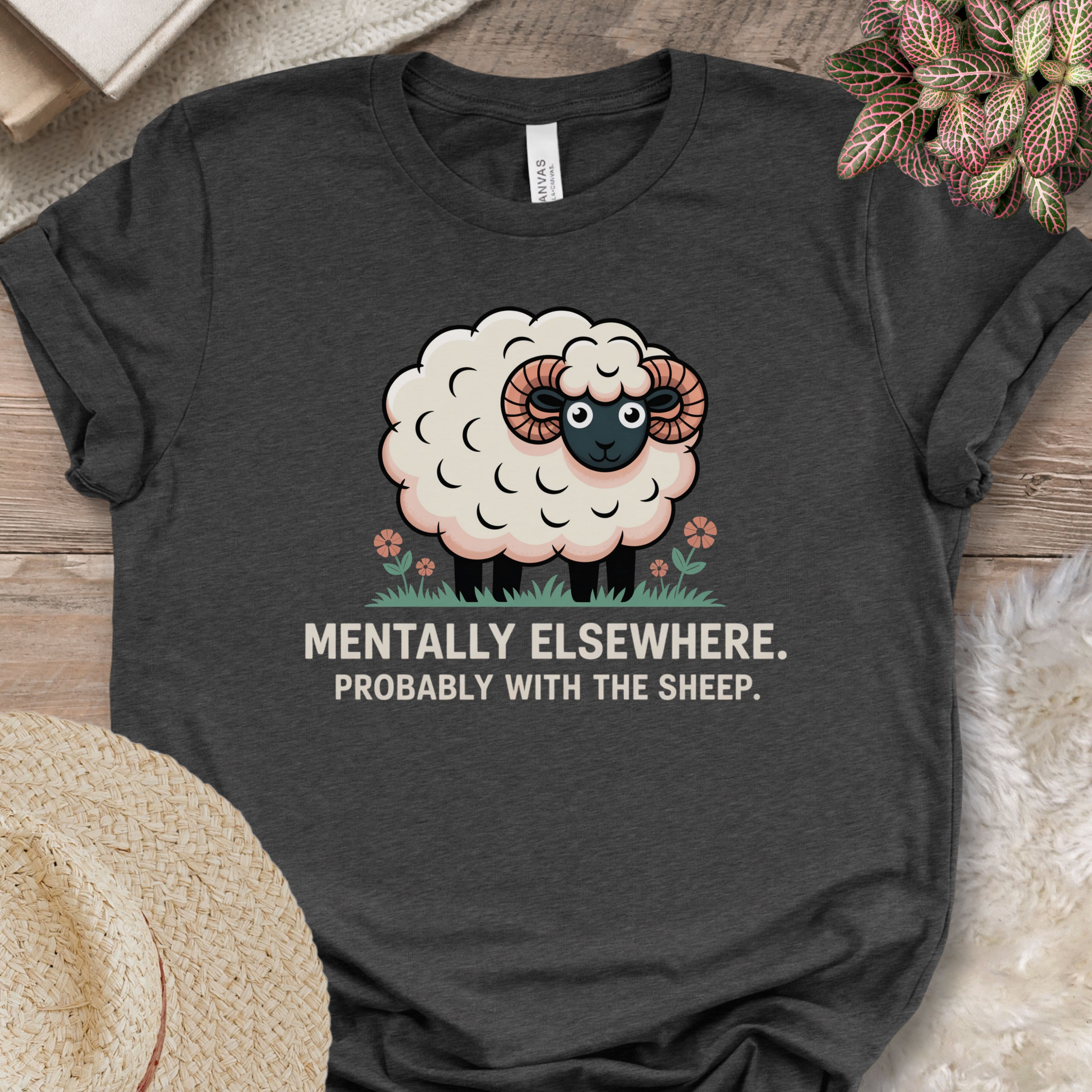 Sheep Daydream Farm Humor Shirt