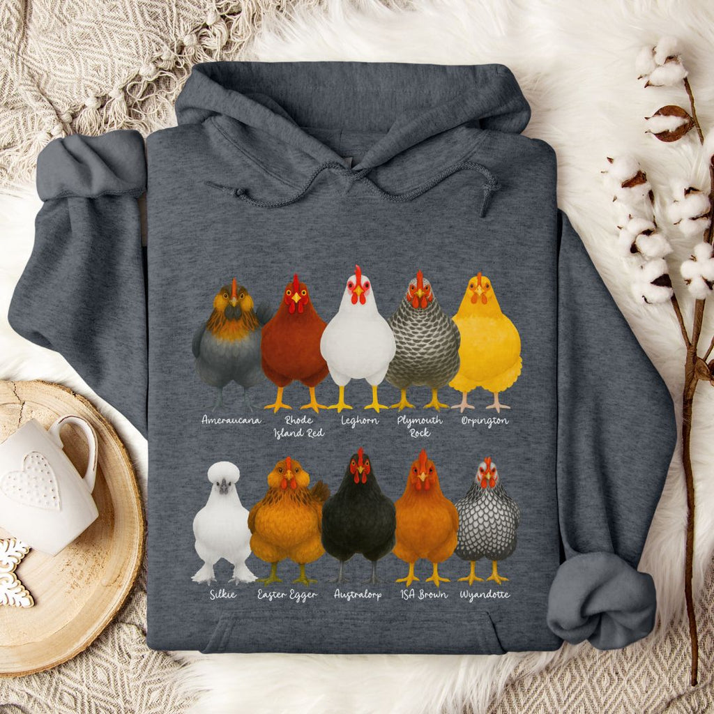 Fancy Chicken Breeds Hoodie