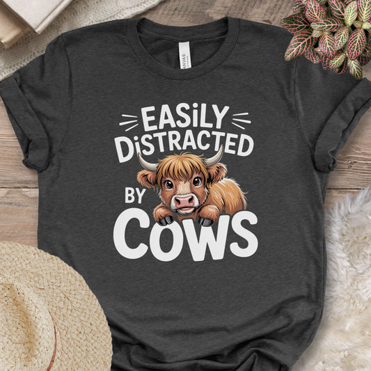 Easily Distracted by Cows Tee