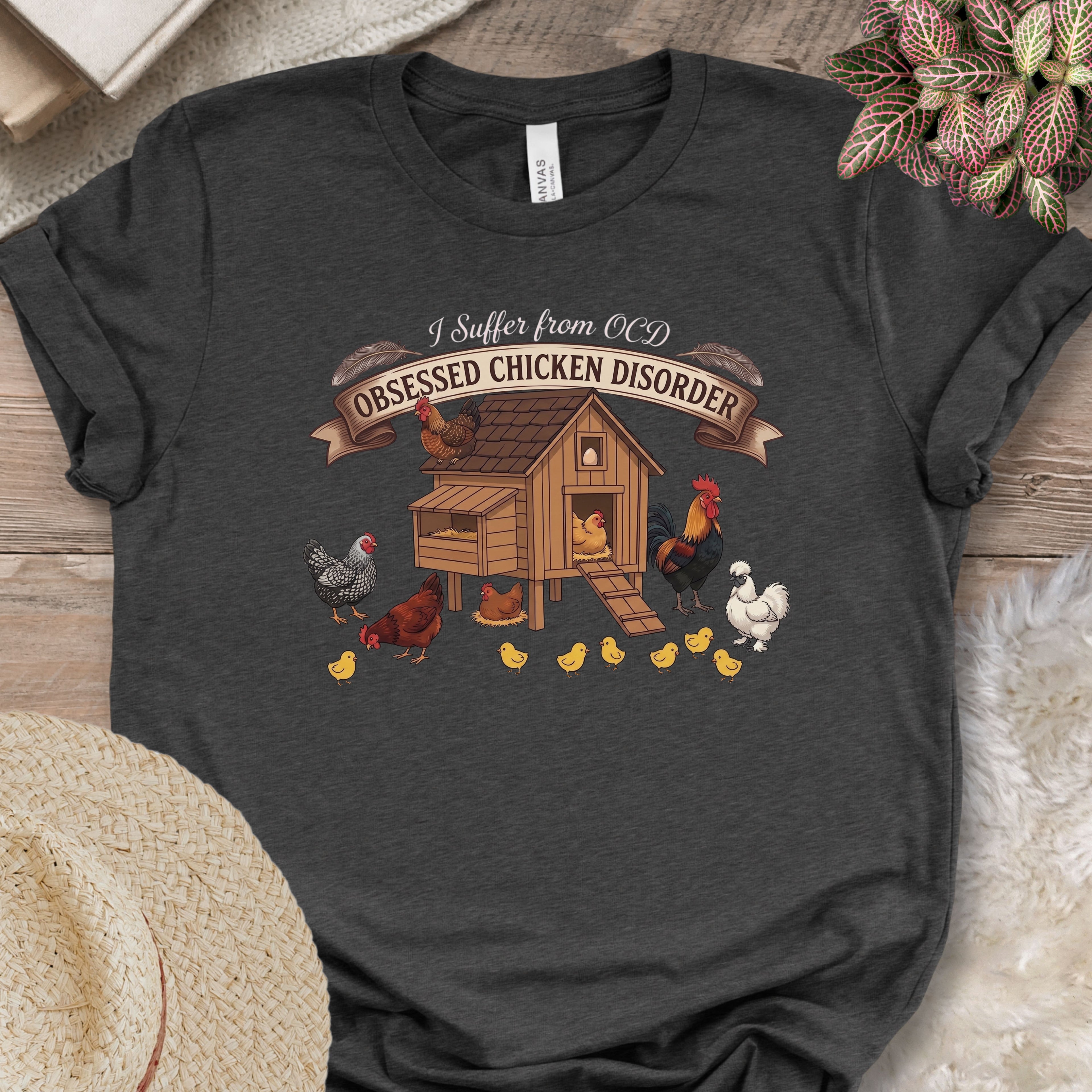 Chicken Coop Obsession Humor T-Shirt
