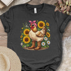 Sunflower Chicken Graphic Shirt