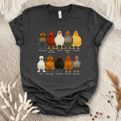 Fancy Chicken Breeds T-Shirt