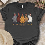 Heritage Chicken Breeds Lineup Shirt