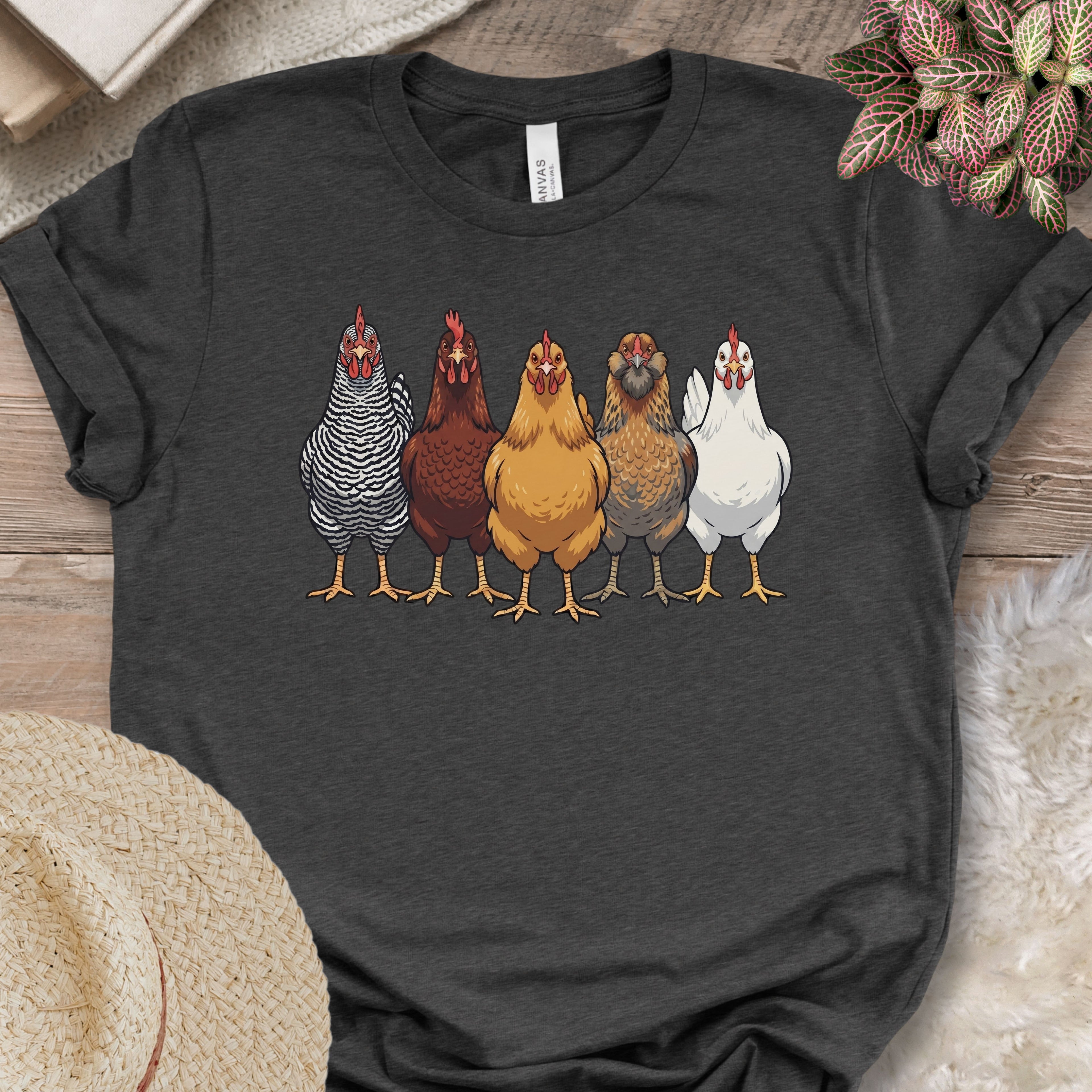 Heritage Chicken Breeds Lineup Shirt