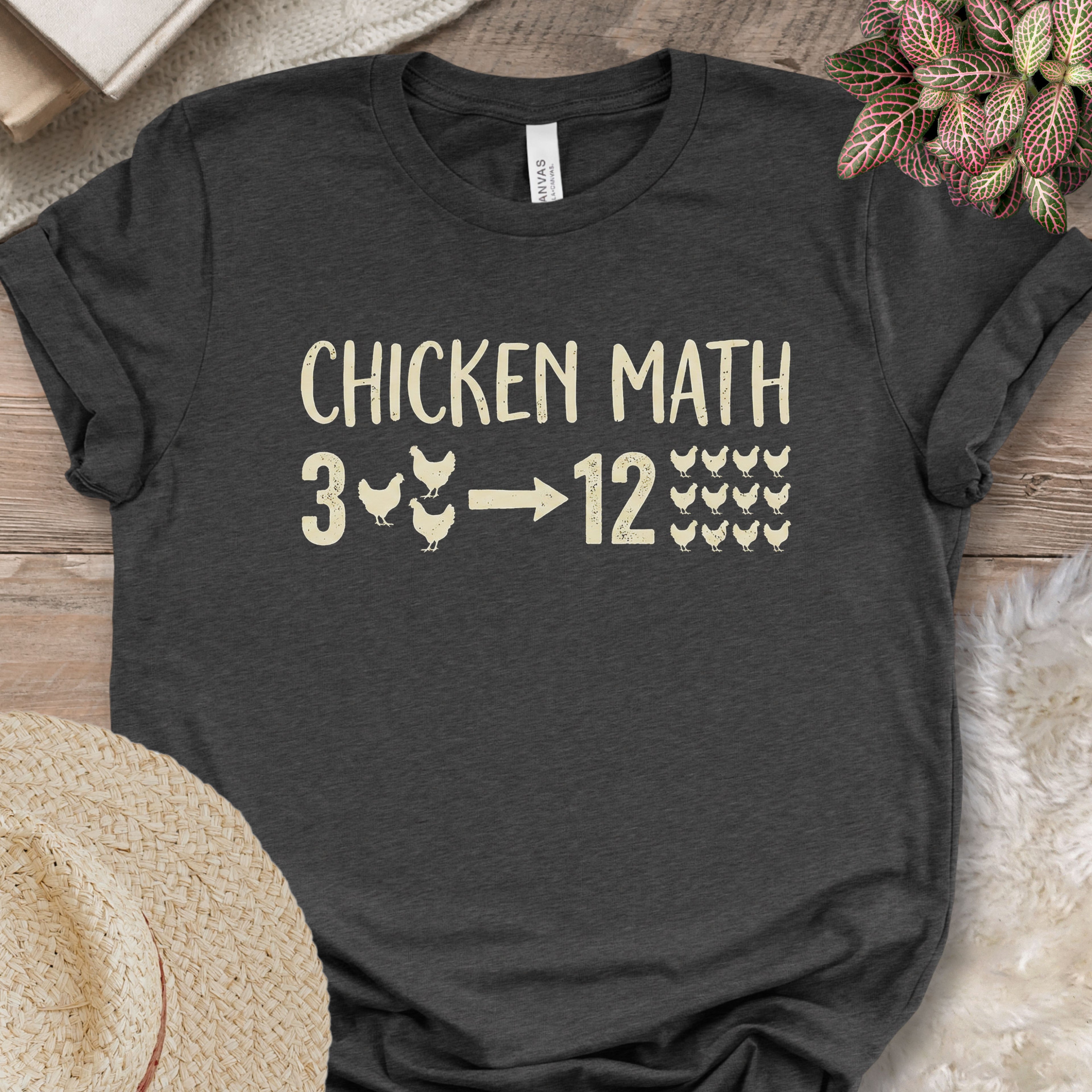Chicken Keeper Humor Equation T-Shirt