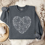 Chicken Heart Floral Sweatshirt