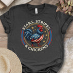 Patriotic Chicken Americana T-Shirt
