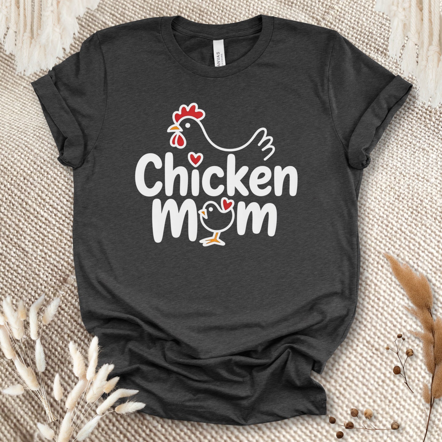 Hen Heart Chicken Mom Shirt