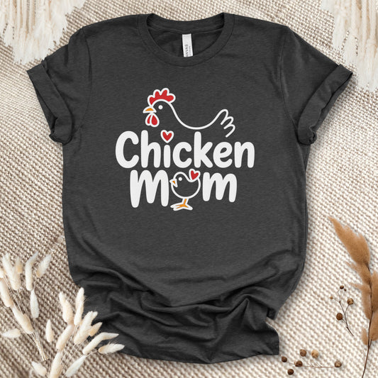 Hen Heart Chicken Mom Shirt