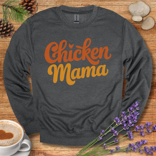 Chicken Mama Sweatshirt – Retro Farm Animal Pullover Gift for Poultry Moms & Backyard Keepers