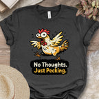 Funny Chicken Brain Empty Humor Tee