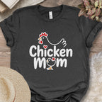 Hen Heart Chicken Mom Shirt