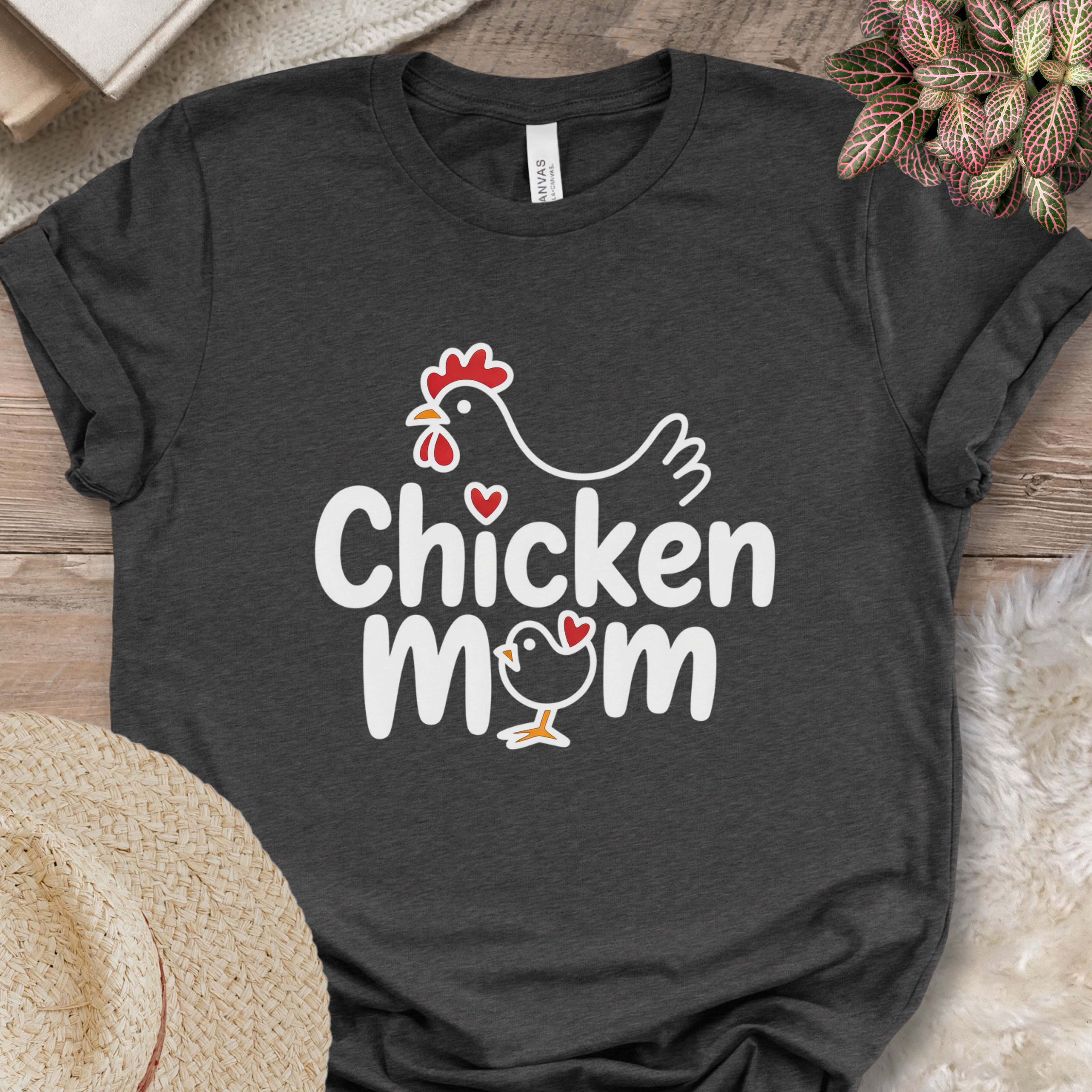 Hen Heart Chicken Mom Shirt
