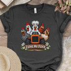 Tractor Chicken Flock Tee