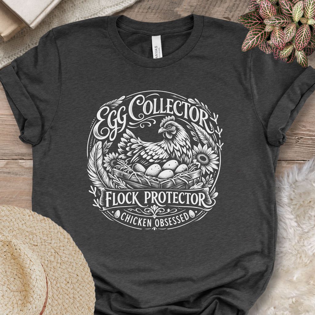Egg Collector Flock Protector Tee