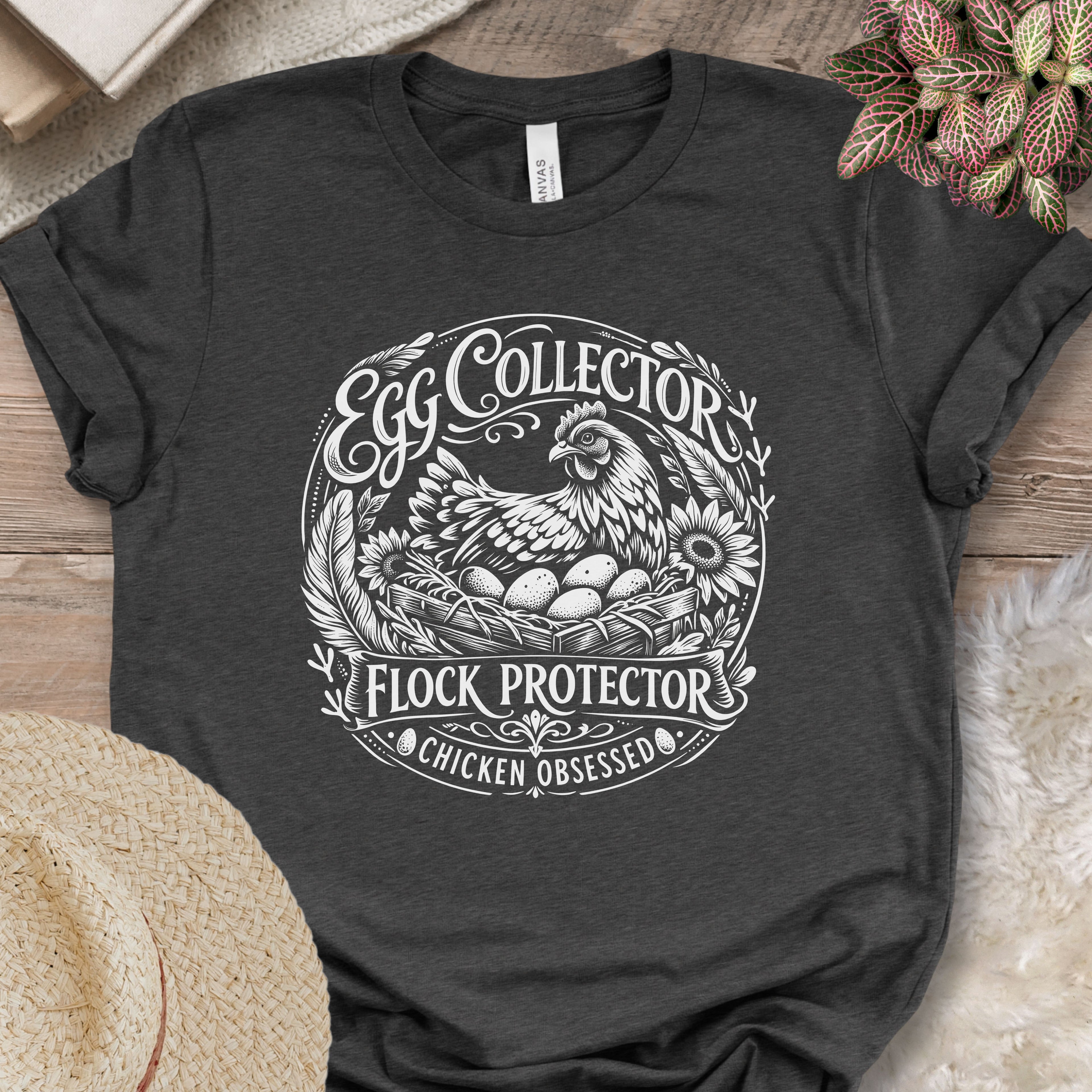 Egg Collector Flock Protector Tee