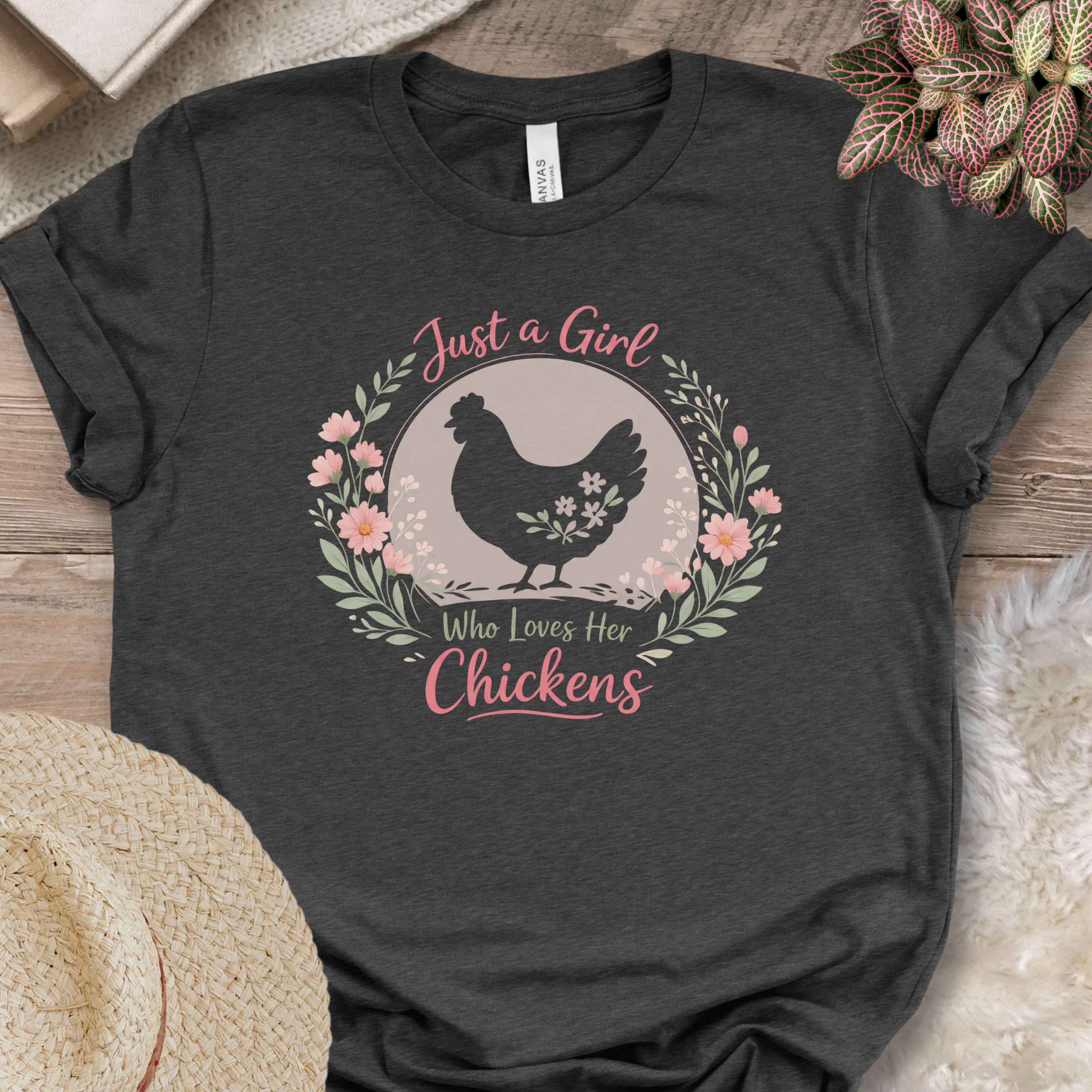Girl Who Loves Chickens Shirt