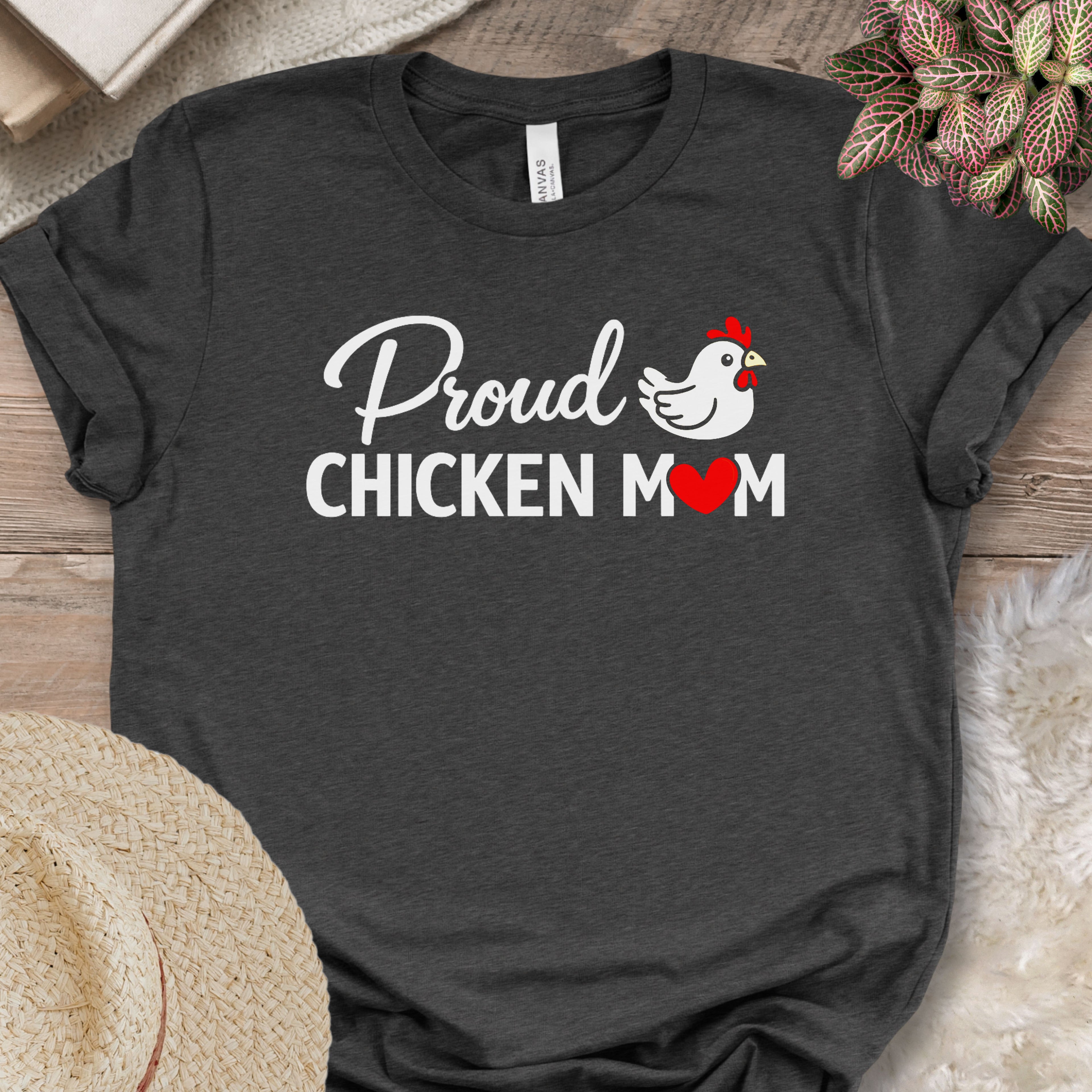 Proud Backyard Hen Mom Tee
