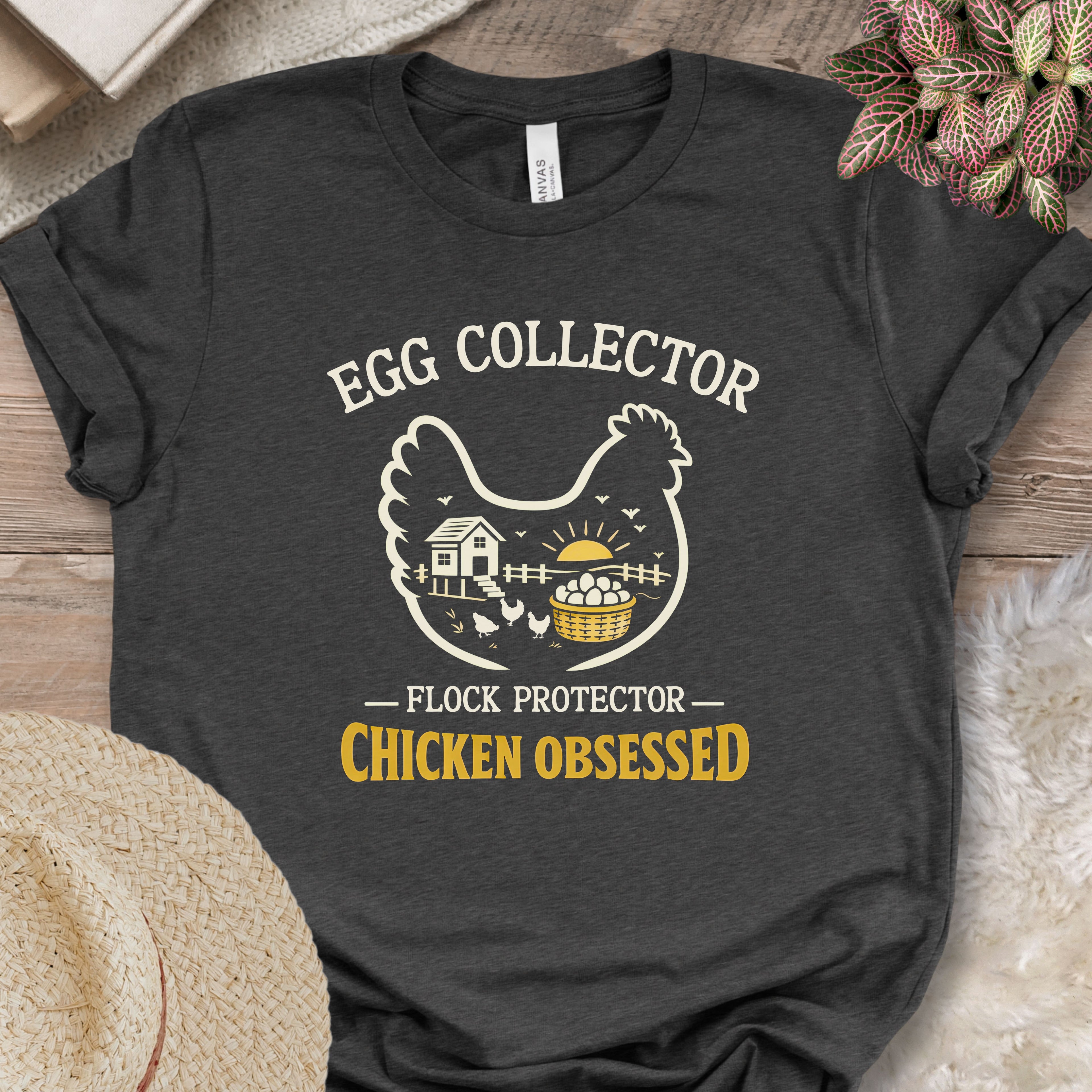 Chicken Obsessed Egg Collector Shirt