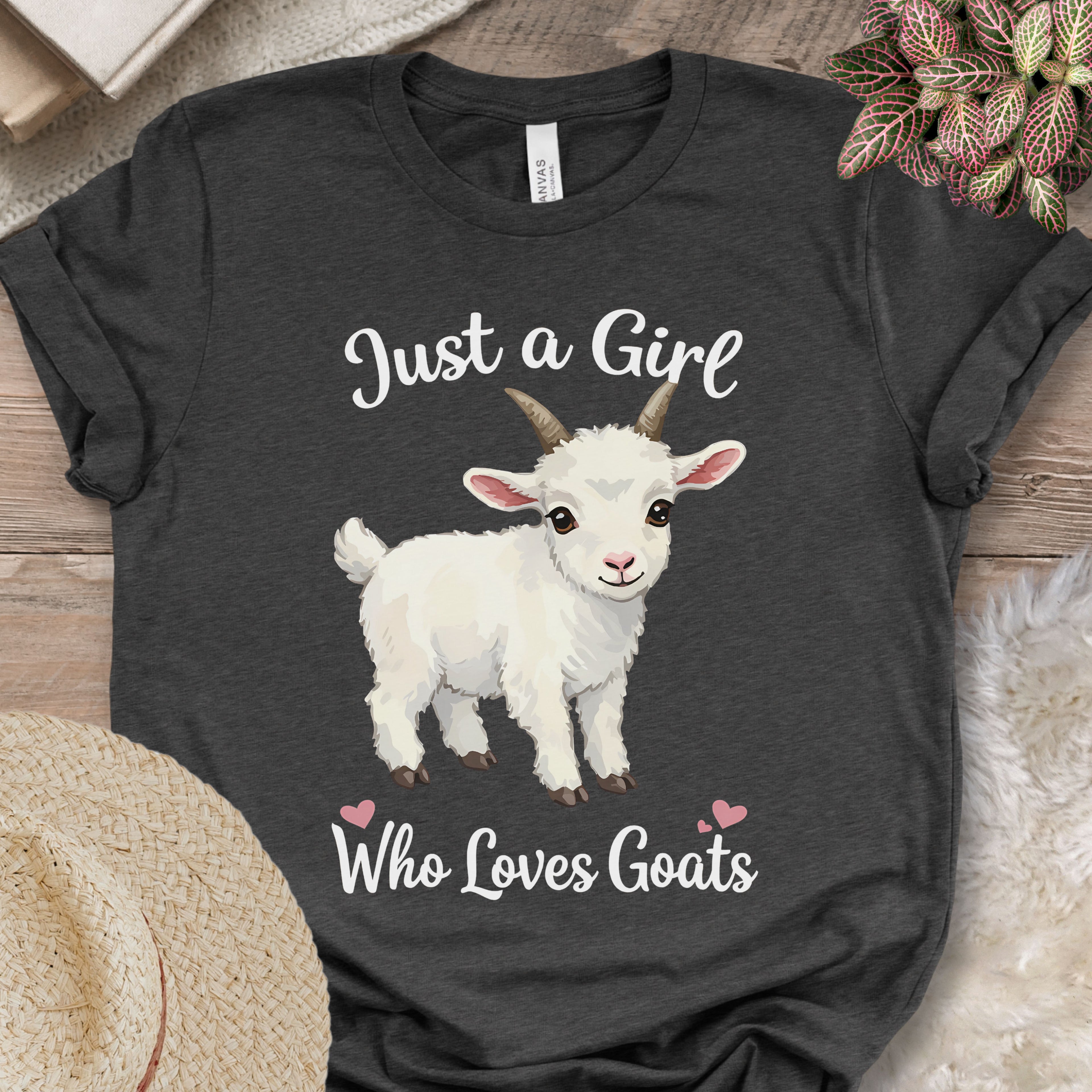 Just a Girl Who Loves Goats Tee
