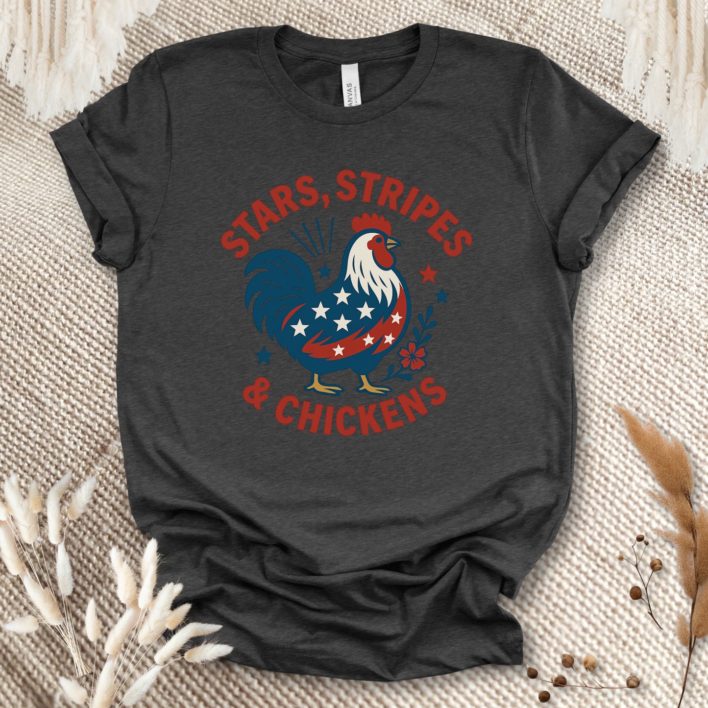 Stars Stripes Chickens Shirt