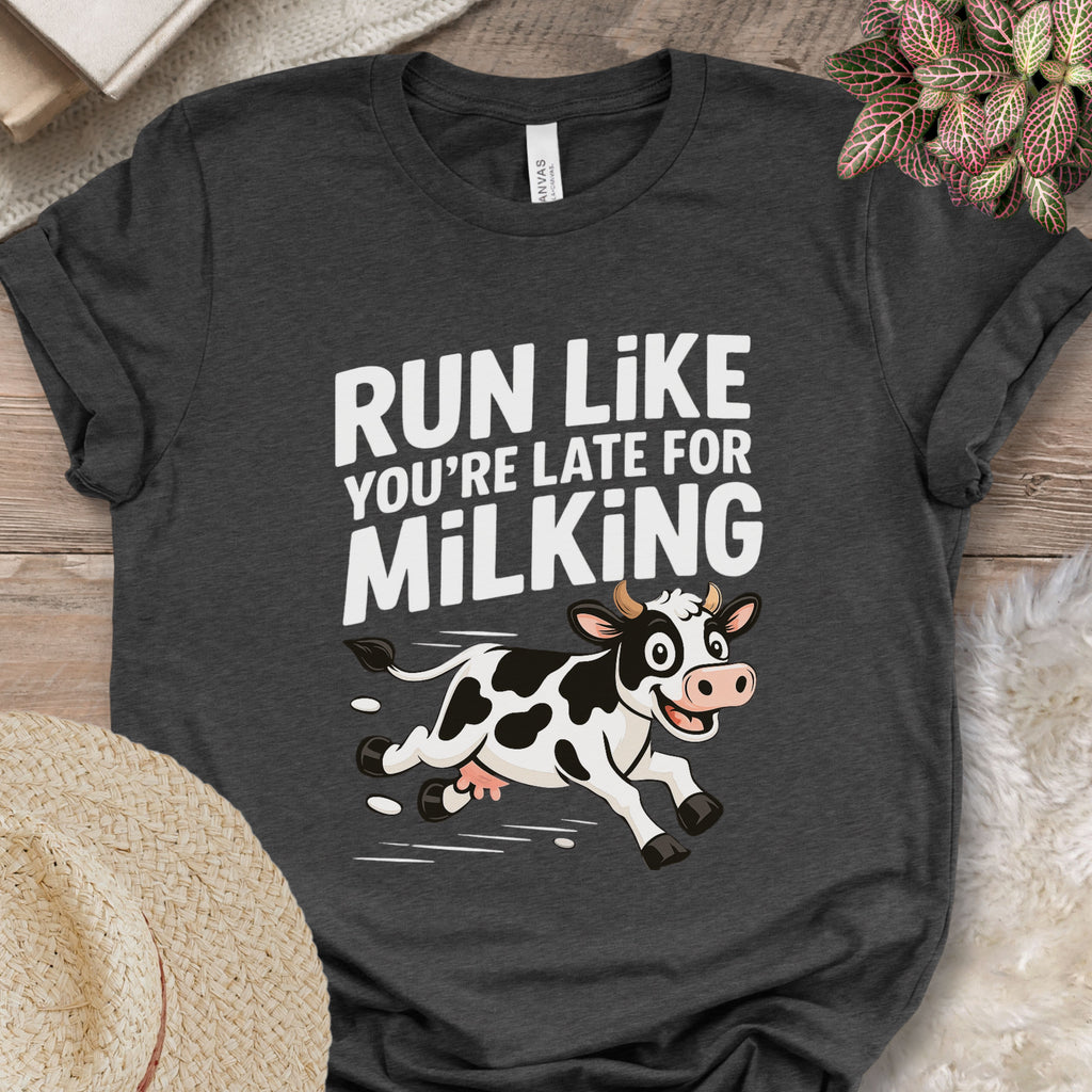 Run Like You’re Late for Milking Tee