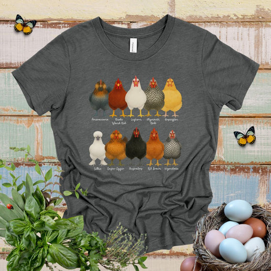 Fancy Chicken Breeds Kids T-Shirt