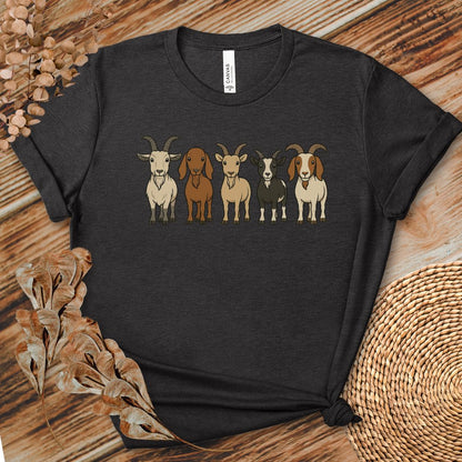 Cute Cartoon Goats Farm Shirt