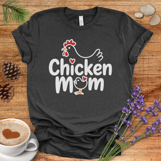 Hen Heart Chicken Mom Shirt