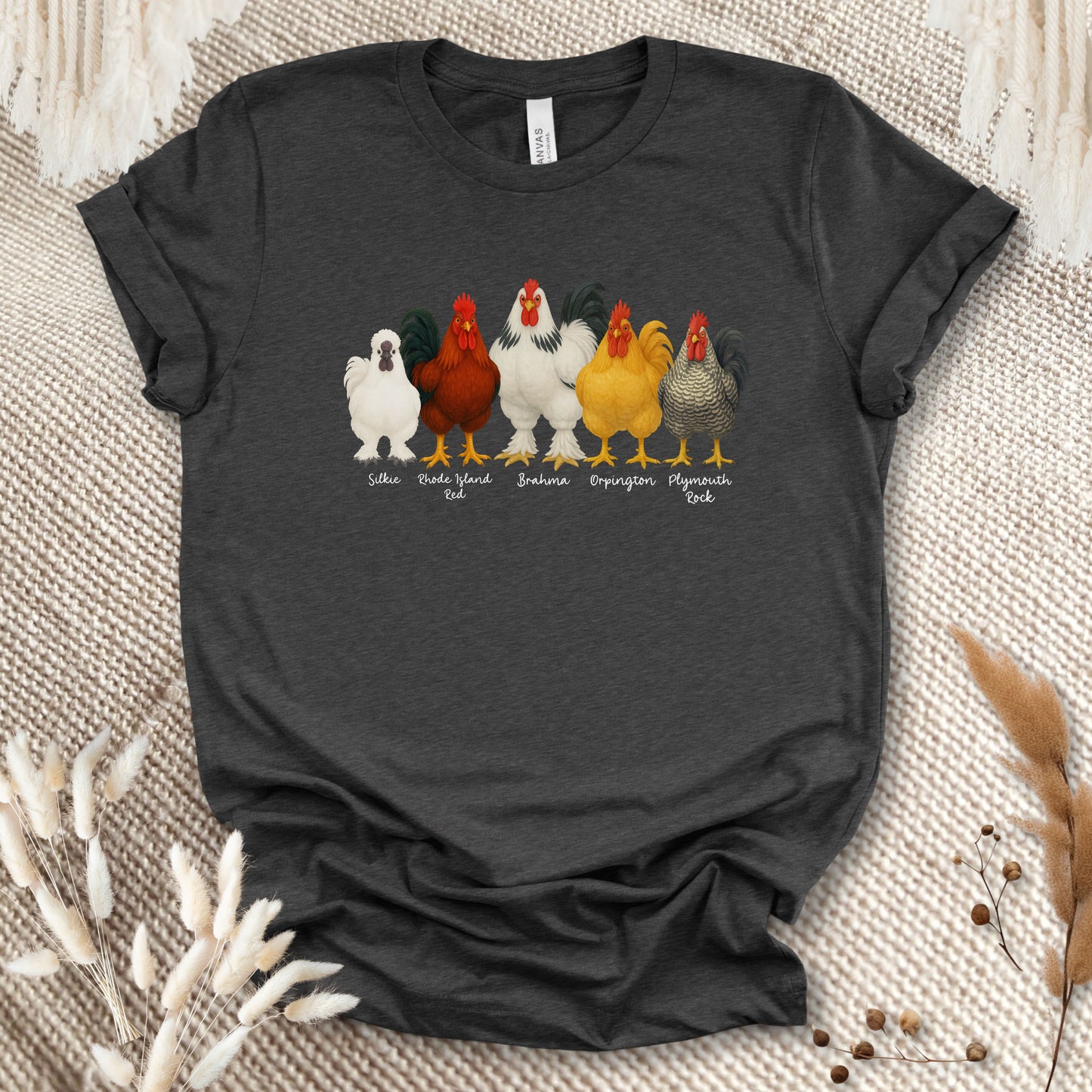 Rooster Roster Chicken T-Shirt
