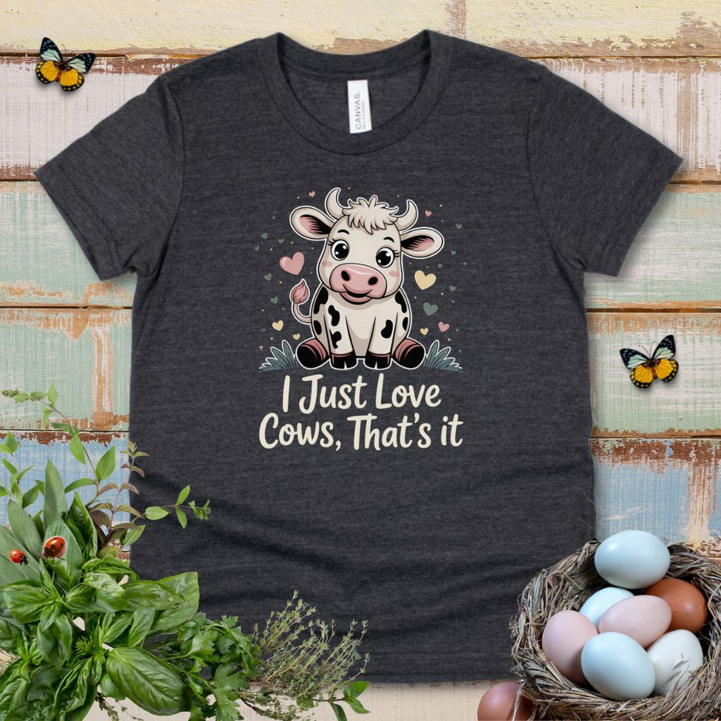Kids "I Just Love Cows" Tee