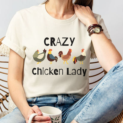 Crazy Chicken Lady T-shirt