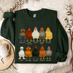 Fancy Chicken Breeds Sweatshirt