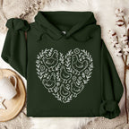 Chicken Heart Floral Hoodie