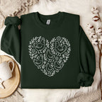 Chicken Heart Floral Sweatshirt