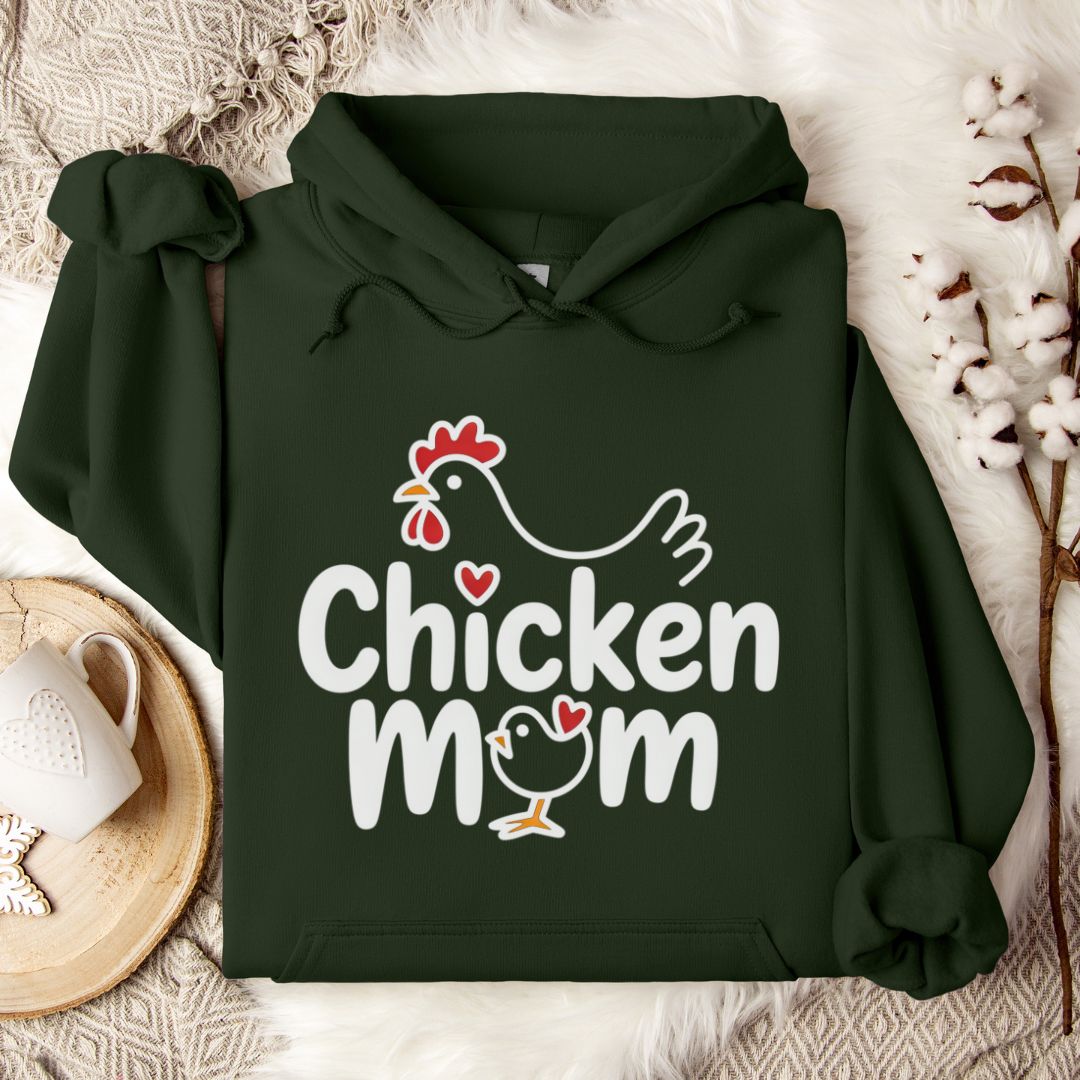 Chicken Lover Hoodie for Women – Cute Chicken Mom Pullover for Farm Life & Backyard Flock Keepers