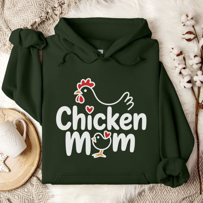 Chicken Lover Hoodie for Women – Cute Chicken Mom Pullover for Farm Life & Backyard Flock Keepers
