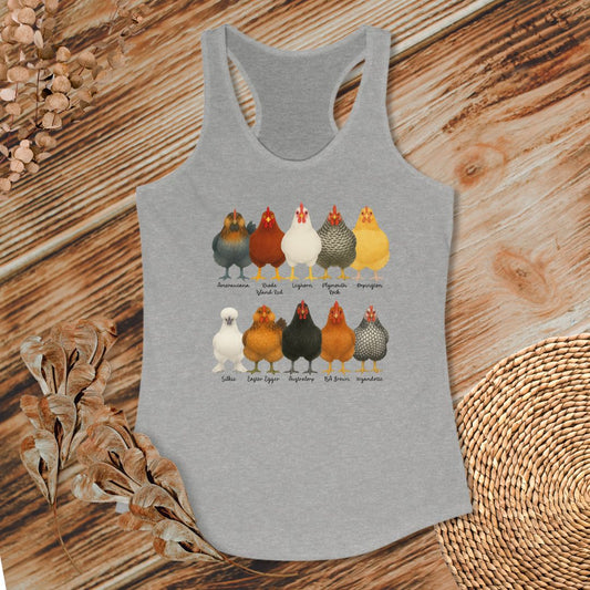 Fancy Chicken Breeds Tank Top