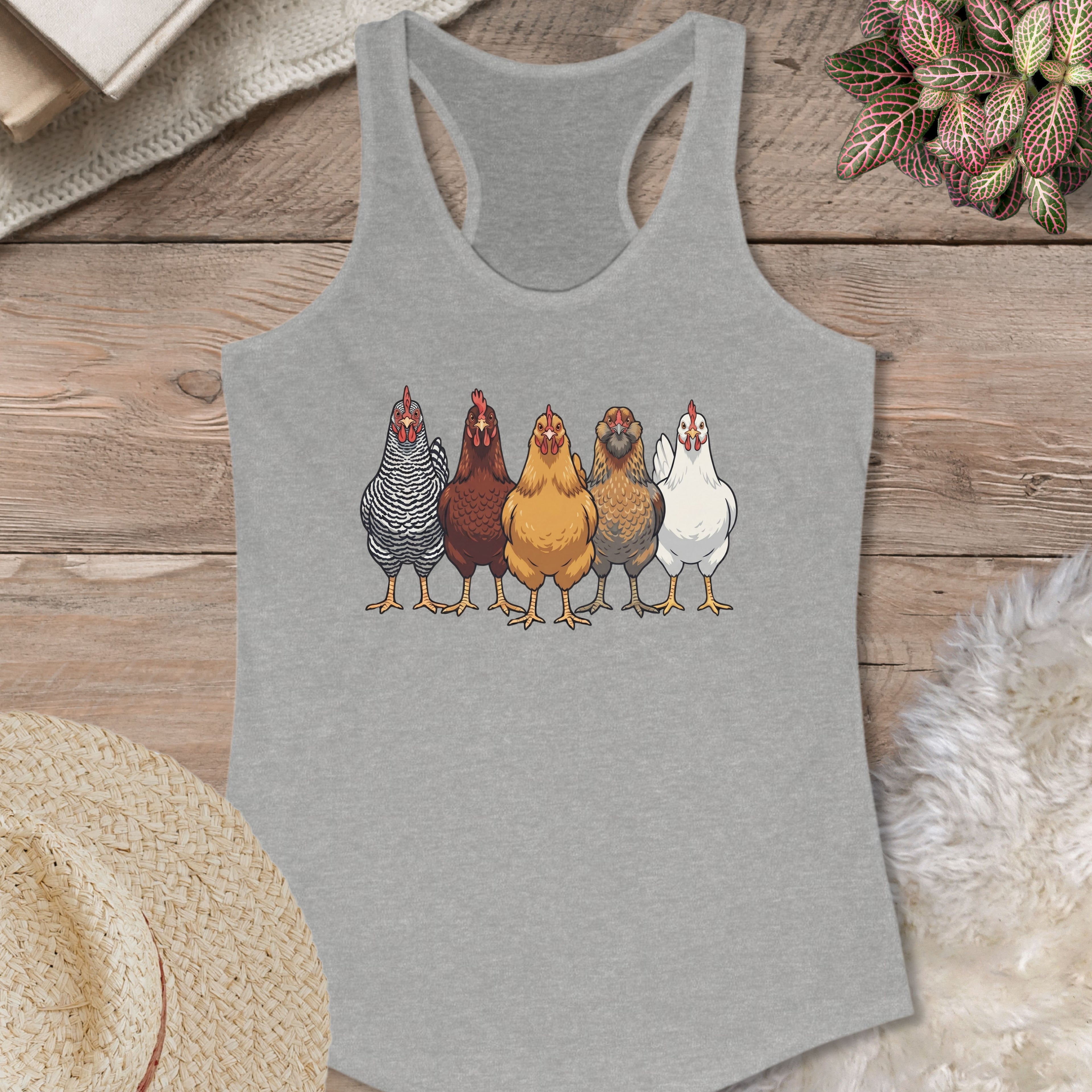 Chicken Lineup Tank Top