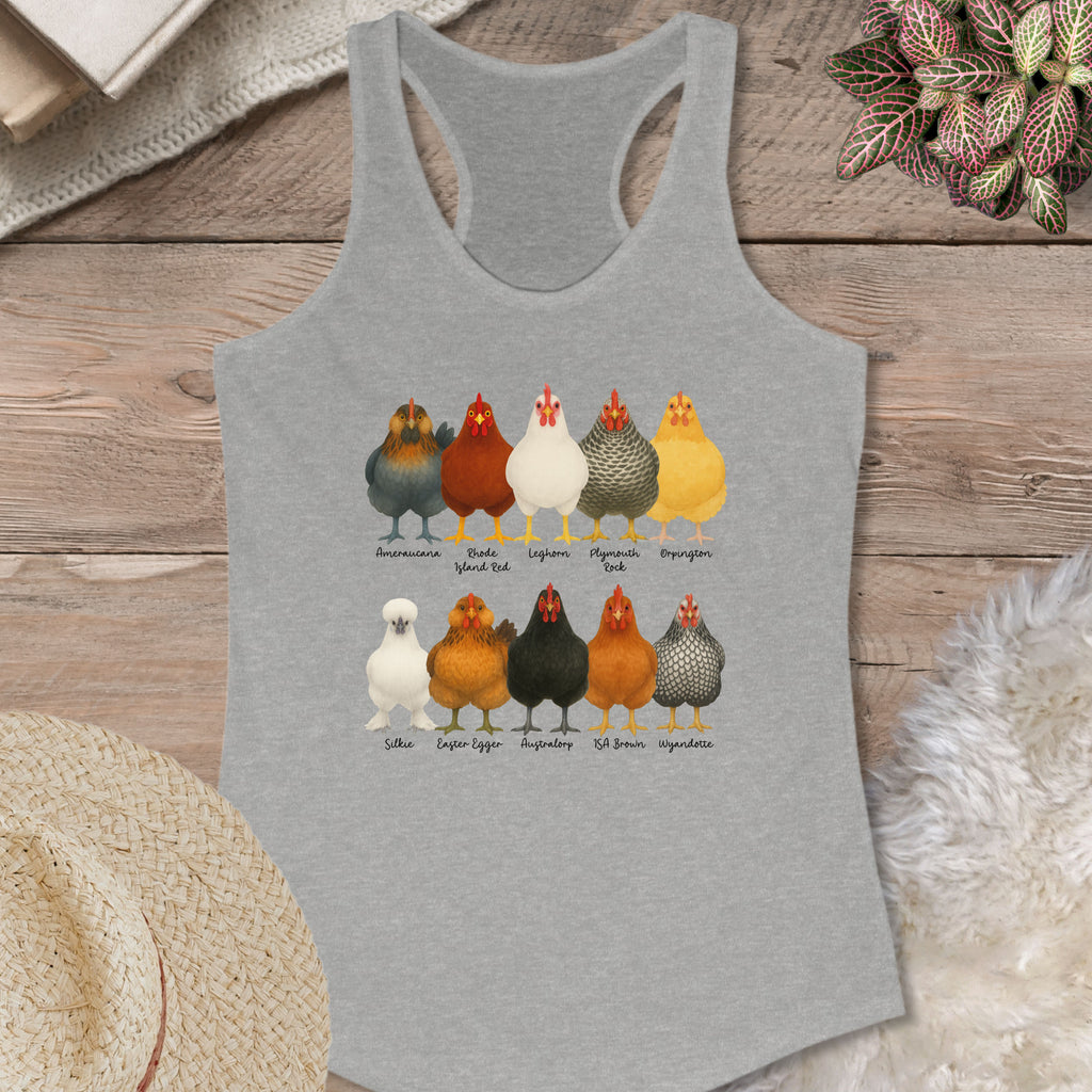 Fancy Chicken Breeds Tank Top