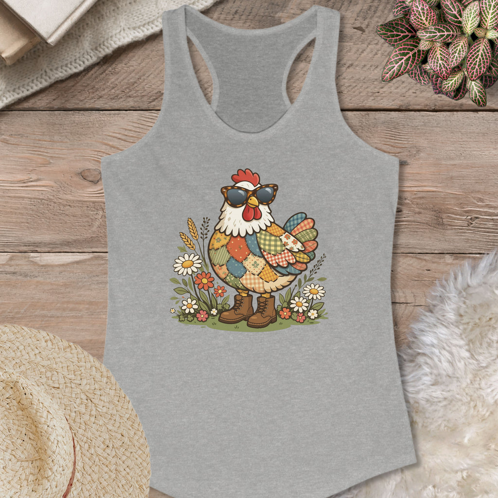 Patchwork Hen Summer Tank Top