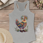 Colorful Chicken Garden Tank Top