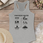 Chicken Math Diagram Tank Top
