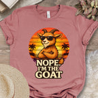 Retro Sunset Goat Tee