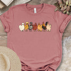 Backyard Chicken Variety Lineup T-Shirt
