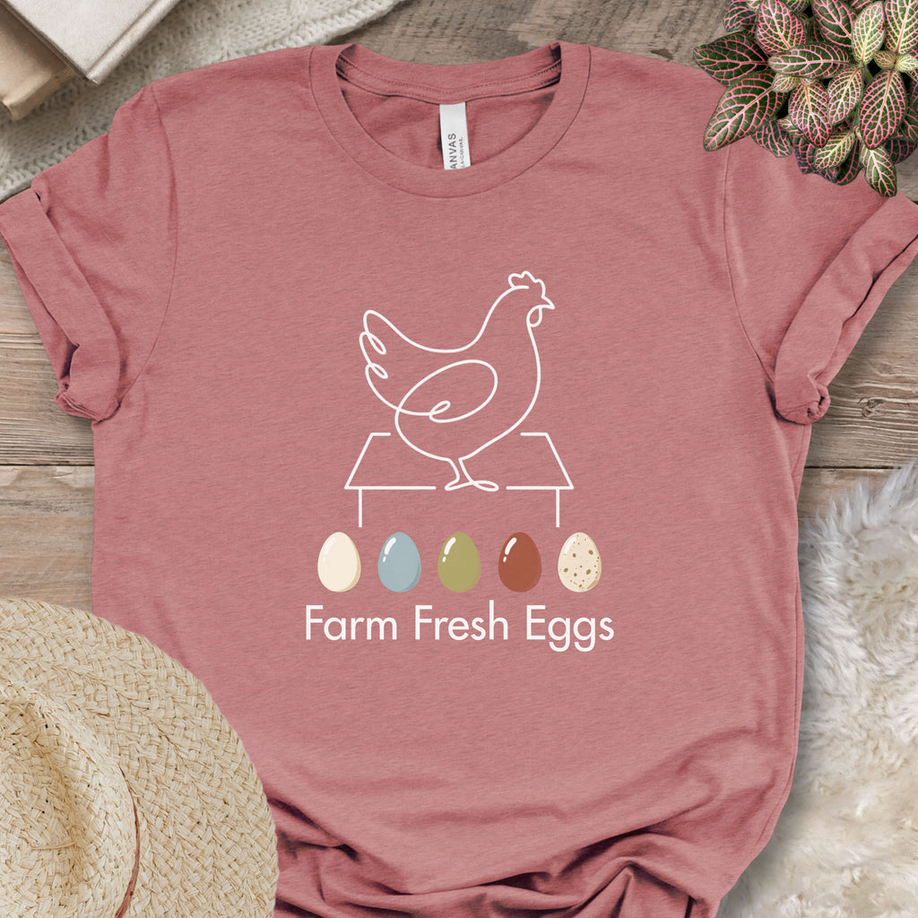 Farm Fresh Eggs Chicken Tee