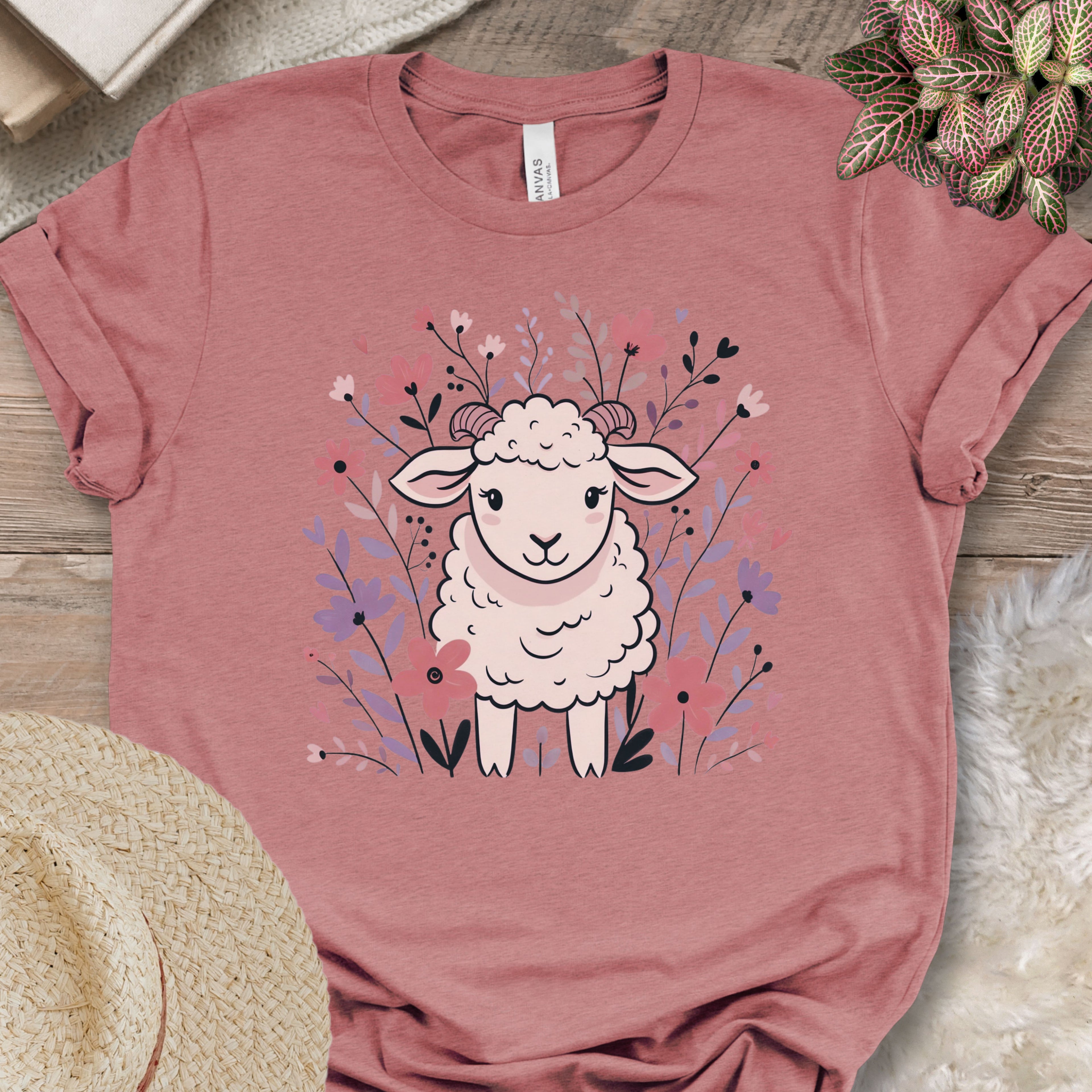 Floral Sheep Cottagecore Shirt