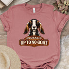 Confident Goat Farm Humor Shirt