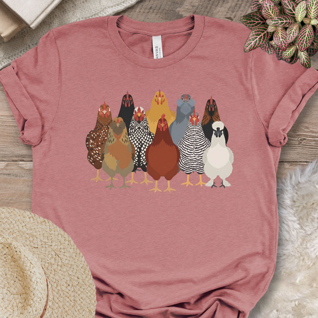 Backyard Chicken Flock T-Shirt (A)