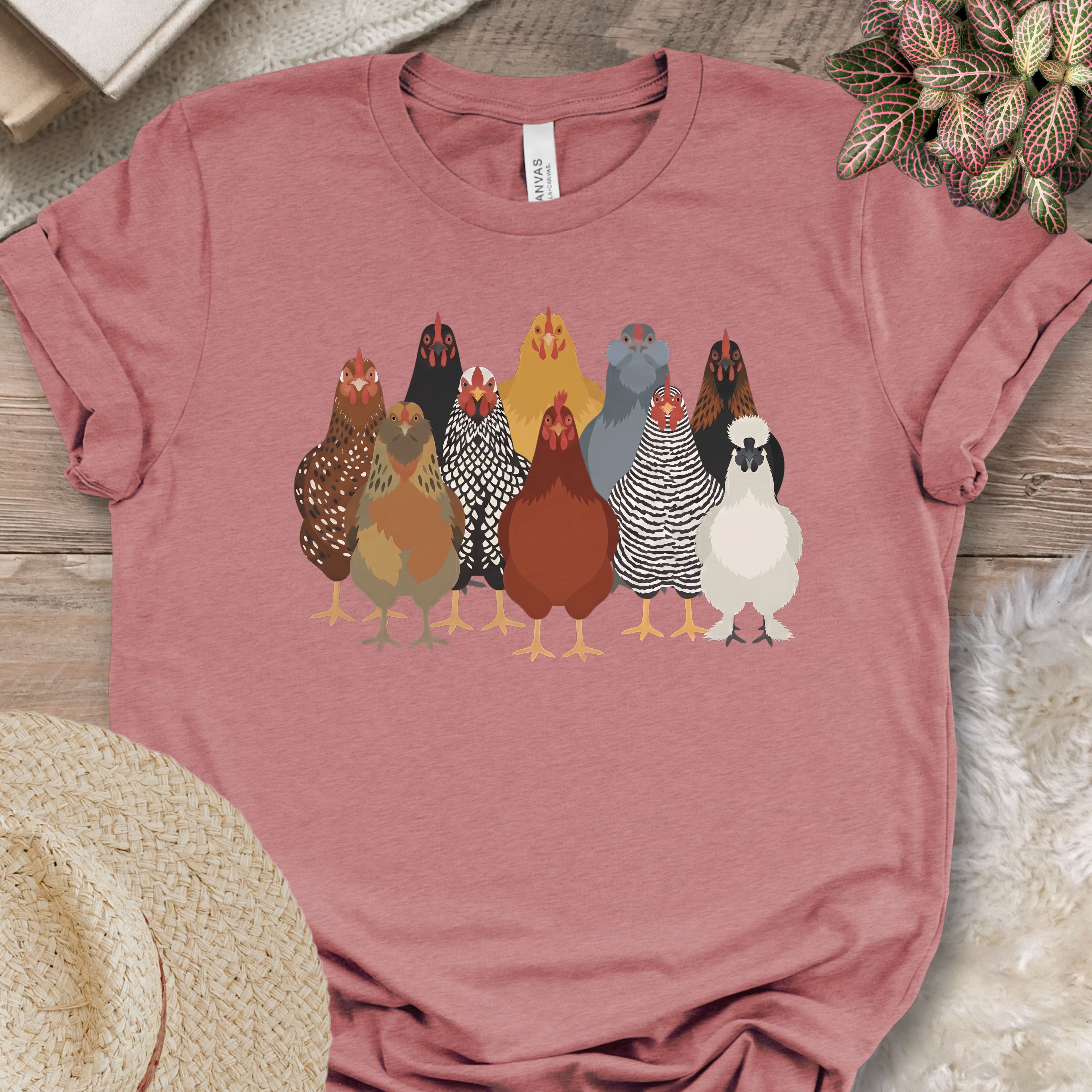 Backyard Chicken Flock T-Shirt (A)